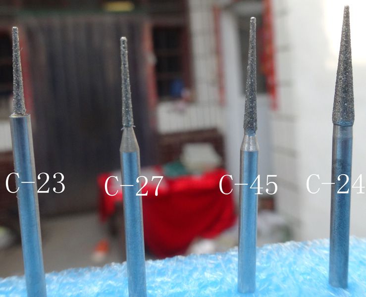 硬質(zhì)合金旋銼鎢鋼銑刀雕刻金屬打磨頭合金銑刀鎢鋼磨頭2.35mm柄徑